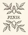 ornamental FINIS, from 2006 online edition of Peyton's History of Augusta County, Virginia (1882), digitally enhanced; used with permission