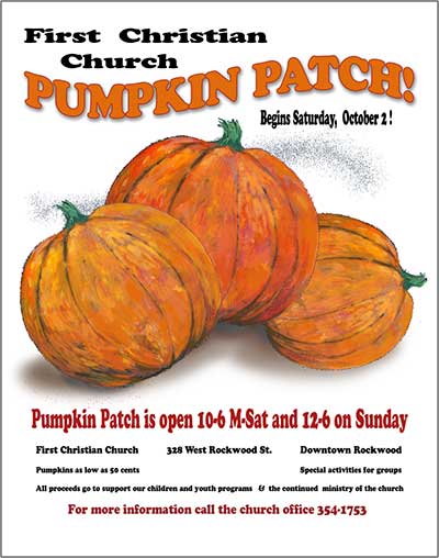 2010 Pumpkin Patch poster by First Christian Church